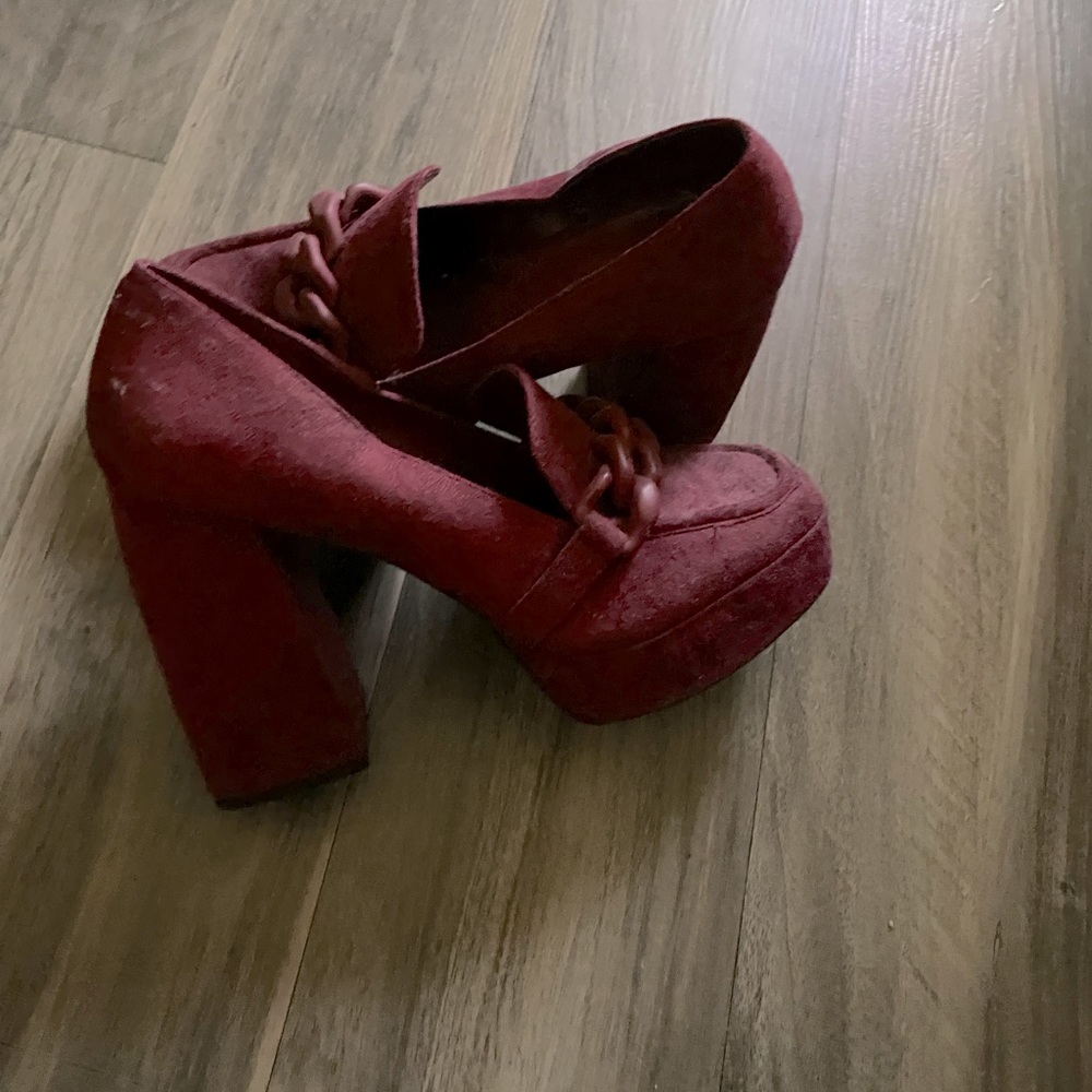 Loafer platforms. Never worn. Size 7-7.5. Open Edit brand from Nordstroms.
